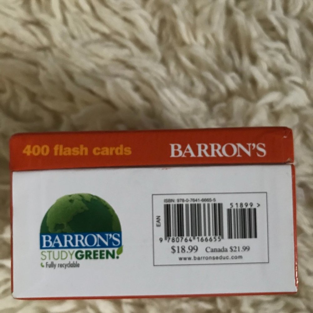 GMAT Flash Cards (Barron's Test Prep) - Picture 3 of 3